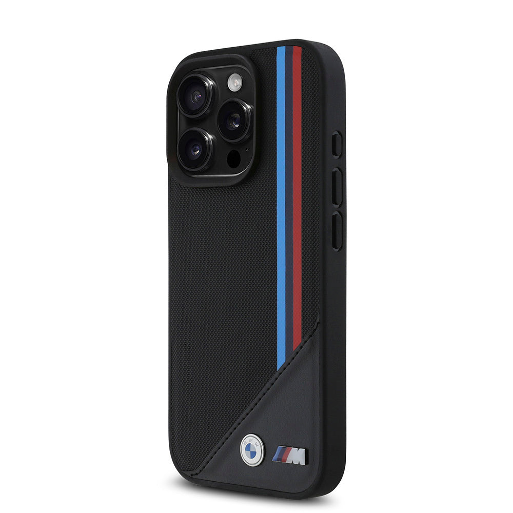 BMW iPhone 16 Pro BMW Orjinal Lisanslı Magsafe M Logolu Üç Çizgili Dikiş Detaylı Meshed Tricolor Stripes Telefon Kılıfı-2 BMW iPhone 16 Pro BMW Orjinal Lisanslı Magsafe M Logolu Üç Çizgili Dikiş Detaylı Meshed Tricolor Stripes Telefon Kılıfı-2